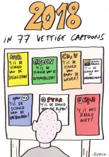 2018 - in 77 vettige cartoons